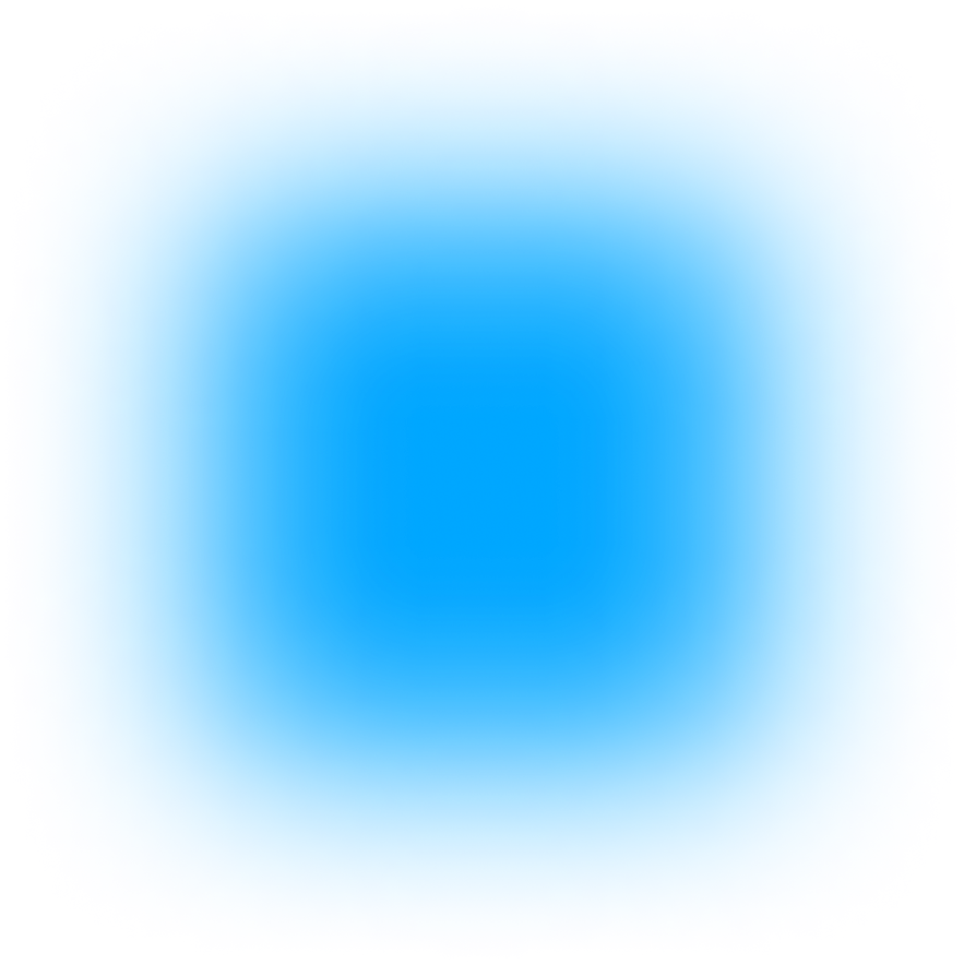 Ocean blue square shadow